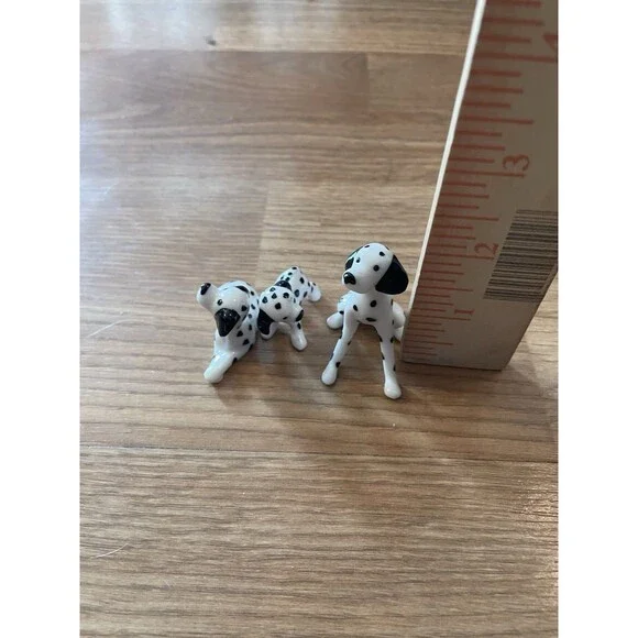 3pc vintage Ceramic Dalmatian Dogs figurines Collectible - Picture 7 of 8
